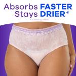 Always Discreet Women's Incontinence Underwear, Large, 28 Count