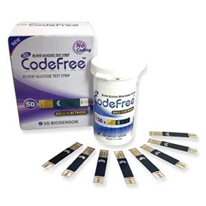 SD Biosensor 100 Codefree Blood Glucose Test Strips