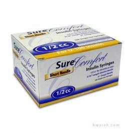 SureComfort Insulin Syringes, 31 Gauge, 100 Pack