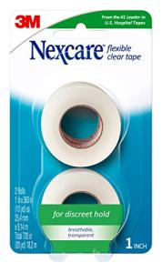 Nexcare Waterproof Clear Medical Tape, 1 Inch x 10 Yards