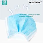 50 Pack 3-Ply Disposable Earloop Face Masks
