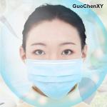 50 Pack 3-Ply Disposable Earloop Face Masks