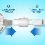 CPAP Humidifier Heat Moisture Exchanger - 5 Pack