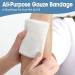 AZEN 50 Pack Sterile Non-Stick Gauze Pads