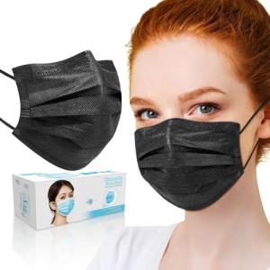 100 Pack Disposable 3-Ply Earloop Face Masks