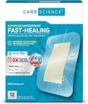 XL Waterproof Hydrocolloid Gel Bandages, 12 Count
