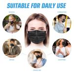 100 Pack Disposable 3-Ply Earloop Face Masks