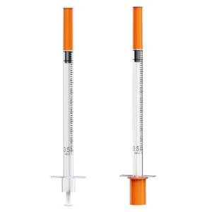 0.5cc 30G Disposable Insulin Syringes, 100 Pack