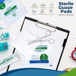 100 Pack 4x4 Sterile Large Gauze Pads