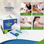 100 Pack 4x4 Sterile Large Gauze Pads