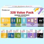 Dodanros Assorted Bandages - 328 Count Bulk Pack