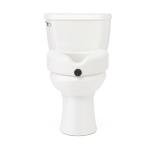 Medline Elevated Toilet Seat Riser with Antimicrobial Protection