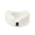 Medline Elevated Toilet Seat Riser with Antimicrobial Protection
