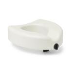 Medline Elevated Toilet Seat Riser with Antimicrobial Protection