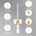 Caphstion 20G IV Cannula Catheter Needles for Animals
