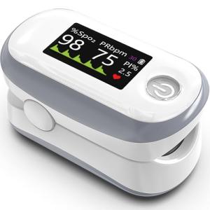 Alecaremed Fingertip Pulse Oximeter with OLED Display
