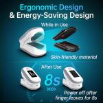 Alecaremed Fingertip Pulse Oximeter with OLED Display