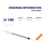 Verifine U-100 Insulin Syringes, 100 Count Pack