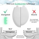 Centoco 2-Inch Raised Toilet Seat for Seniors
