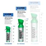 Boost Oxygen Canned 4 Portable 5 Liter Natural Oxygen Canister Bottle with 1 Natural Pocket Sized Pure Canned Oxygen Bottle Canister