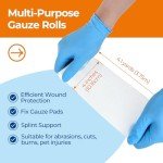 K Kingstar 24-Pack Stretch Gauze Bandages with Tape