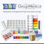 GMS Syringe Case - Holds New, Prefilled & Used Syringes with Needles - Small & Discreet - Ideal for Travel - Sharps Container - 2 Pack - Black