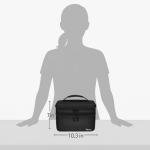 Mancro Dual Layer Medicine Organizer Bag - Black