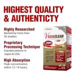 VesseCLEAR EX: Nattokinase & Elastin Capsules, 90 Count
