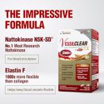 VesseCLEAR EX: Nattokinase & Elastin Capsules, 90 Count
