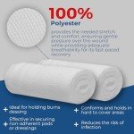 Premium 3-Inch Lint-Free Gauze Rolls - 36 Pack