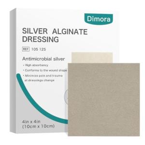 Silver Calcium Alginate Wound Dressing 4'' x 4