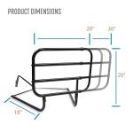 Adjustable Bedside Rail for Elderly Safety