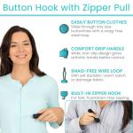 Vive Button Hook - Dressing Aid for Arthritis