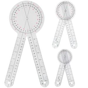 3-Piece Goniometer Set for Physical Therapy