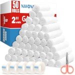 50 Individually Wrapped Breathable Gauze Rolls