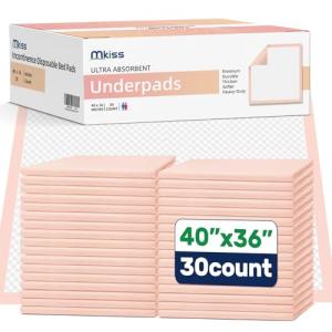Super Absorbent Incontinence Bed Pads (30 Count)