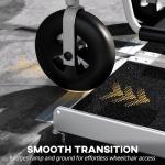 4FT Folding Aluminum Wheelchair Ramp with Non-Slip Surface