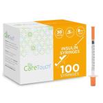 Care Touch Insulin Syringes - 5/16" 30g, Pack of 100