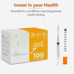 Care Touch Insulin Syringes - 5/16" 30g, Pack of 100
