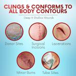 HEALQU Xeroform Petrolatum Dressing 2x2 - 25 Count