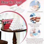 32 Pack Premium Lint-Free Gauze Rolls 4" x 4.1 yd