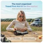 Travel First Aid Kit - 130 Pieces for Emergencies