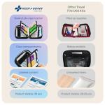 Travel First Aid Kit - 130 Pieces for Emergencies