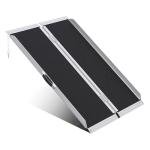 3FT Aluminum Folding Wheelchair Ramp - Non-Slip