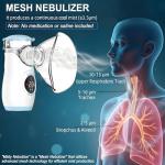 Portable Nebulizer with LED Interface and Auto-Cleaning