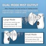 Portable Nebulizer with LED Interface and Auto-Cleaning