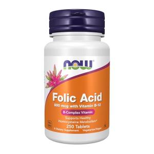 Folic Acid 800 Mcg with B-12 - 250 Tablets