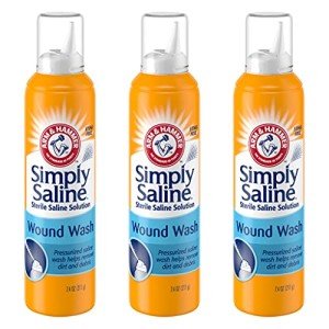 Sterile Saline Wound Wash Spray - 7 oz, 3 Pack