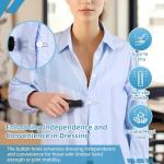 One-Handed Button Hook and Zipper Pull Aid