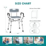 Adjustable Shower Chair for Seniors and Disabled